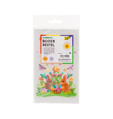 10 folia PP-Bodenbeutel M Ostern