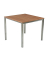 Sitzgruppe Denver  silber Holz, Metall, 5-teilig