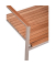 Sitzgruppe Denver  silber Holz, Metall, 5-teilig