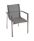 Sitzgruppe Sienna grau  silber Kunststoff, Metall, 5-teilig