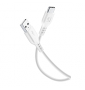 USB-Kabel power cable DATA06USBCW, 0,6m, USB-A auf USB-C, wei&szlig;