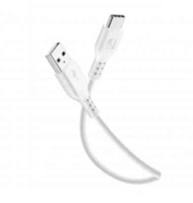 USB-Kabel power cable DATA06USBCW, 0,6m, USB-A auf USB-C, wei&szlig;