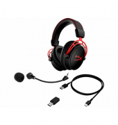 Over-Ear Headset Cloud Alpha 4P5D4AA, schwarz/rot