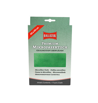 Mikrofasertuch Premium 23733, 1 Tuch, 40x40cm, gr&uuml;n