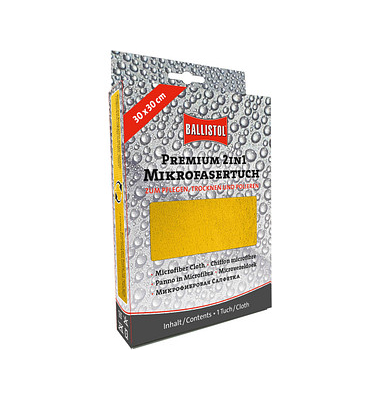 Mikrofasertuch Premium 23734, 1 Tuch, 30x30 cm, gelb