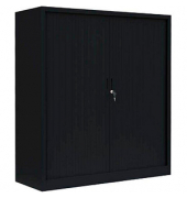 Schiebetürenschrank, 555149 tiefschwarz 2 Fachböden 120,0 x 45,7 x 135,0 cm