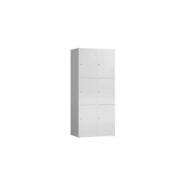 4061815857780 - Schließfachschrank ClassiX lichtgrau X-523320 6 Schließfächer 800 x 500 x 1800 cm 4061815857780 LÜLLMANN 4061815857780 - Schließfachschrank ClassiX lichtgrau X-523320 6 Schließfächer 800 x 500 x 1800 cm 4061815857780 LÜLLMANN