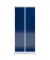 Schließfachschrank ClassiX enzianblau, lichtgrau X-523321, 6 Schließfächer 80,0 x 50,0 x 180,0 cm