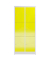 Schließfachschrank ClassiX lichtgrau, zinkgelb X-523326, 6 Schließfächer 80,0 x 50,0 x 180,0 cm