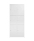 Schließfachschrank ClassiX signalweiß X-523327, 6 Schließfächer 80,0 x 50,0 x 180,0 cm
