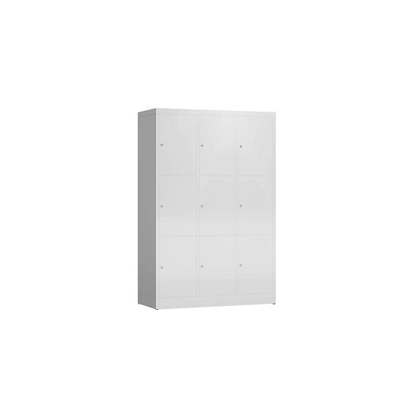4061815857865 - Schließfachschrank ClassiX lichtgrau X-523330 9 Schließfächer 1185 x 500 x 1800 cm 4061815857865 LÜLLMANN 4061815857865 - Schließfachschrank ClassiX lichtgrau X-523330 9 Schließfächer 1185 x 500 x 1800 cm 4061815857865 LÜLLMANN