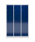 Schließfachschrank ClassiX enzianblau, lichtgrau X-523331, 9 Schließfächer 118,5 x 50,0 x 180,0 cm