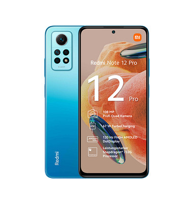 Redmi Note 12 Pro 5G Dual-SIM-Smartphone blau 128 GB