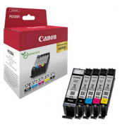 PGI-570 PGBK + CLI-571 BKCMY  2x schwarz, cyan, magenta, gelb Druckerpatronen, 5er-Set