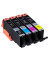 Druckerpatrone CLI-551 BK/C/M/Y 6509B015 (CLI-551 BK/C/M/Y), schwarz/cyan/magenta/gelb, ca. 1x 300 schwarz, ca. 3 x 330 Seiten f