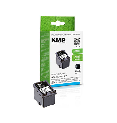 Tintenpatrone HP 301 H135 ca. 190 Seiten schwarz 3ml