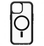 Symmerty Handy-Cover für Apple iPhone 15 transparent, schwarz