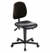 Arbeitsdrehstuhl Workster Basic W1, schwarz / schwarz, bis 120kg, ohne Kopfst&uuml;tze