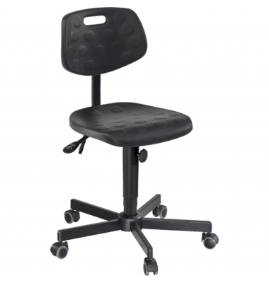 Arbeitsdrehstuhl Workster Light W2, schwarz / schwarz, bis 120kg, ohne Kopfst&uuml;tze