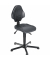 Arbeitsdrehstuhl W13-25-TG-PU schwarz Kunstleder