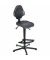 Arbeitsdrehstuhl W13-25-H-PU-FS8, schwarz / schwarz, bis 250kg, ohne Kopfst&uuml;tze