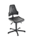 Arbeitsdrehstuhl W19-25-TG-PU schwarz