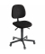 Arbeitsdrehstuhl W19-25-TR-ST, schwarz / schwarz, bis 250kg, ohne Kopfst&uuml;tze