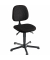 Arbeitsdrehstuhl W19-25-TG-ST, schwarz / schwarz, bis 250kg, ohne Kopfst&uuml;tze