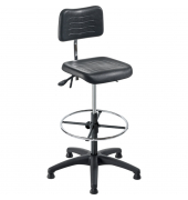 Arbeitsdrehstuhl Workster Light W5, schwarz / schwarz, bis 120kg, ohne Kopfst&uuml;tze