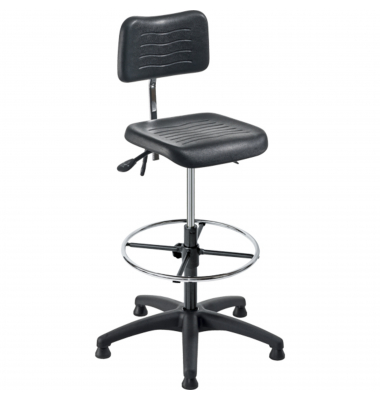 Arbeitsdrehstuhl Workster Light W5, schwarz / schwarz, bis 120kg, ohne Kopfst&uuml;tze