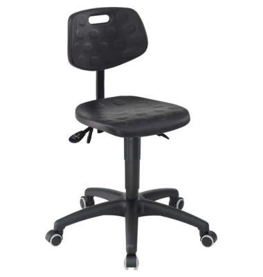 Arbeitsdrehstuhl Workster Basic PW1, schwarz / schwarz, bis 120kg, ohne Kopfst&uuml;tze