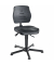 Arbeitsdrehstuhl W15-25-TG-PU schwarz Kunstleder