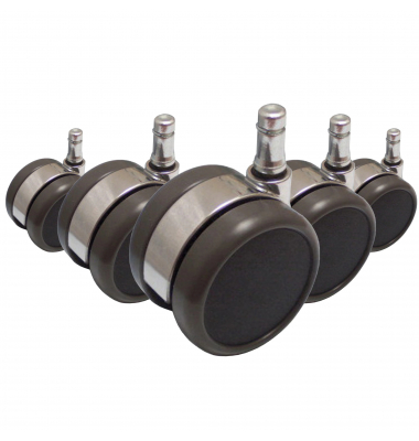 hjh OFFICE Stuhlrolle ROLO LUX 619020 Hartboden 11x65mm 5St.