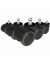 hjh OFFICE Stuhlrolle ROLO 619006 Hartboden 11x50mm 5St.