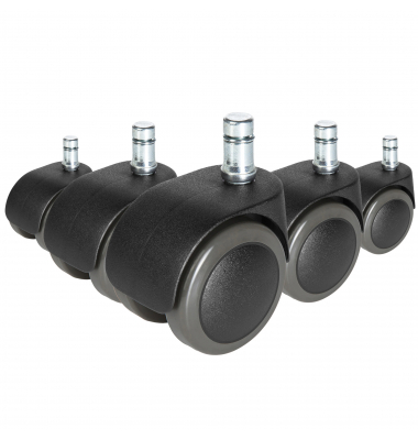 hjh OFFICE Stuhlrolle ROLO FREE 619029 Hartboden 11x50mm 5St.