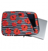 Laptoptasche Sleeve 17213E für13Zoll-14Zoll Mohnblume