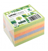 Haftnotizen 5854-76PG-6, Spring, 75x75mm, gr&uuml;n/gelb/orange/violett, ohne, quadratisch