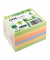 Haftnotizen 5854-76PG-6, Spring, 75x75mm, gr&uuml;n/gelb/orange/violett, ohne, quadratisch