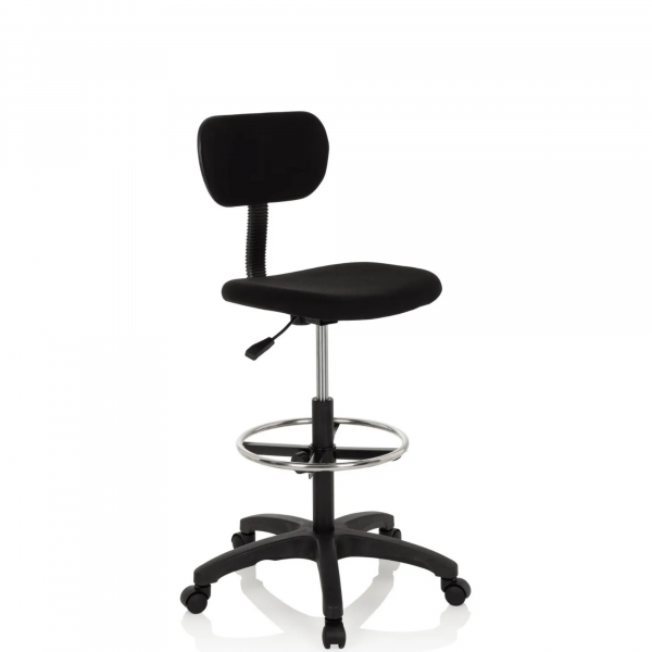 4251084680046 - Sitzhocker 671004 TOP WORK 05 schwarz mit Rollen höhenverstellbar bis 100kg 4251084680046 HJH Office GmbH