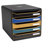 Schubladenbox NeoDeco 309505D 5Schübe 347x278x271 sort