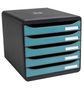 Schubladenbox SKANDI 30934D 5Schübe 347x278x271m pa.bl