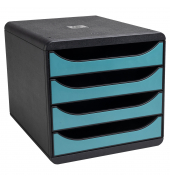 Schubladenbox SKANDI 31034D 4Schübe 347x278x267m pa.bl