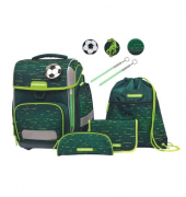 Schultaschenset Soccer Star Green