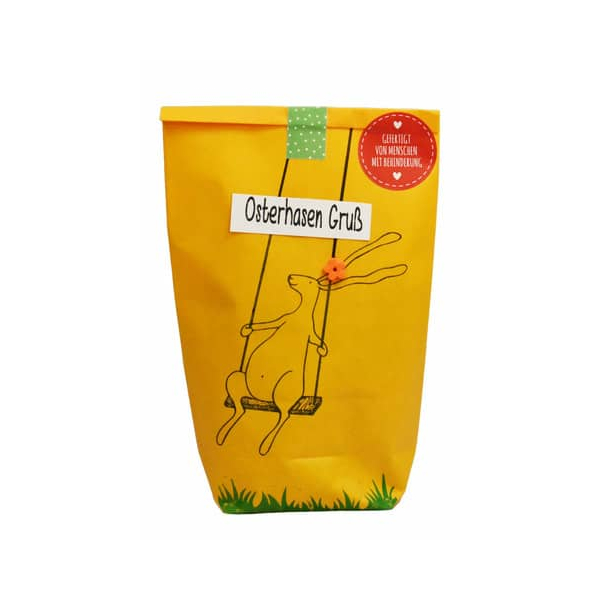 4250144779232 - Wundertüte 63588  Osterhasen Gruß 14x22cm (BxL) in Papiertüte 4250144779232 WUNDERLE
