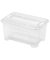 Aufbewahrungsbox TEX 7201, außen 28x38x13cm, Kunststoff transparent