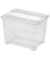 Aufbewahrungsbox TEX 7205, außen 28x38x27,2cm, Kunststoff transparent