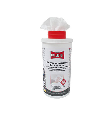 Putztuchspender trockene Universaltücher 25097 weiß Kunststoff