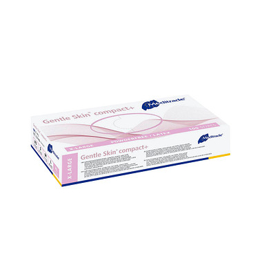 Einweghandschuhe Gentle Skin compact+, Latex, weiß, Größe 10 / XL, Einweghandschuhe Gentle Skin compact+, Latex, weiß, Größe 10 / XL,