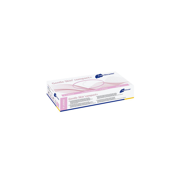 4250016460411 - Meditrade Gentle Skin® compact Latex Untersuchungshandschuh Einmalhandschuh - Puderfrei unsteril 1 Packung = 100 Stück Größe XL 4250016460411 - Meditrade Gentle Skin® compact Latex Untersuchungshandschuh Einmalhandschuh - Puderfrei unsteril 1 Packung = 100 Stück Größe XL