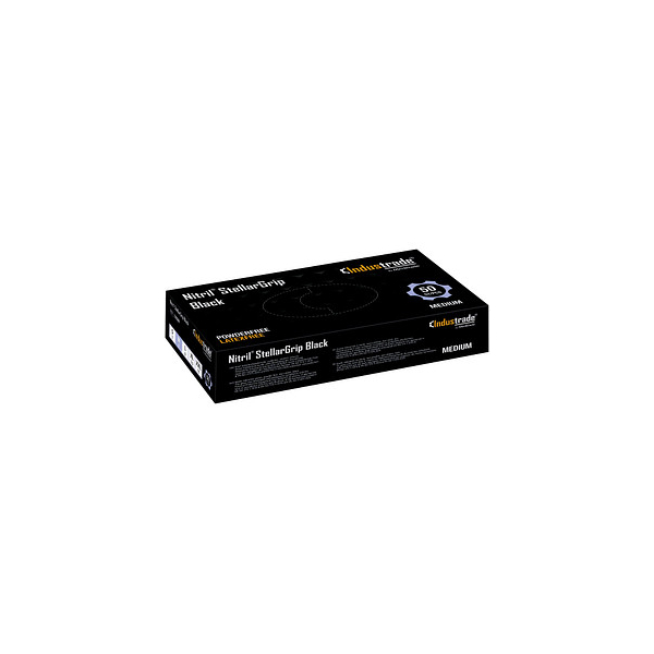4250016484141 - Einweghandschuhe Nitril StellarGrip Black 1292M lebensmittelecht schwarz Größe M 8 Nitril 4250016484141 50 Stück 4250016484141 - Einweghandschuhe Nitril StellarGrip Black 1292M lebensmittelecht schwarz Größe M 8 Nitril 4250016484141 50 Stück